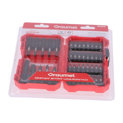 DRAUMET Impact bit set 42pcs.