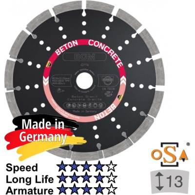 BGM diamond blade 300x25,4