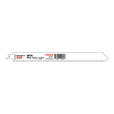 Bi-Metal Reciprocating Saw Blade for metal „Specialist+" 300 mm 10-14TPI