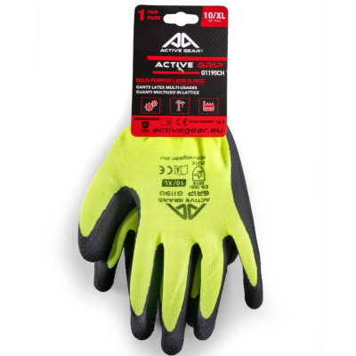 Gloves coated with latex Active GRIP  9/L