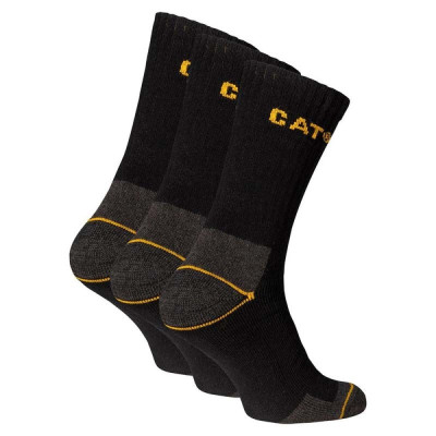 Men´s socks CAT black 41/45 3 pr