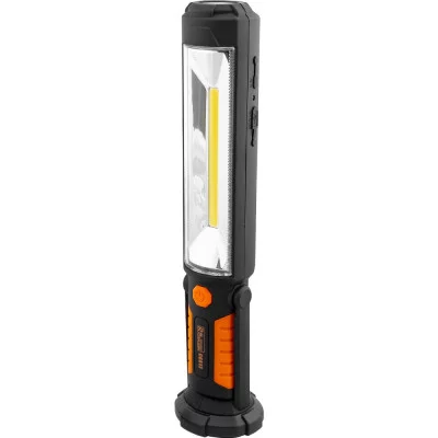 FLASHLIGHT LONG 5W + 5 LED MAGNETIC TILT