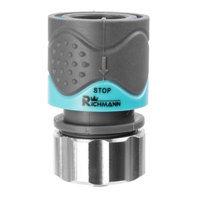 HOSE CONNECTOR waterstop 1/2' ALU/ABS