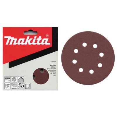 Šlifavimo diskai Makita P-43577, Nr 120, Ø125 mm, 10 vnt