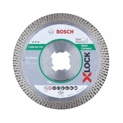 Deimantinis pjovimo diskas BOSCH X-LOCK 125x1,4x10 mm